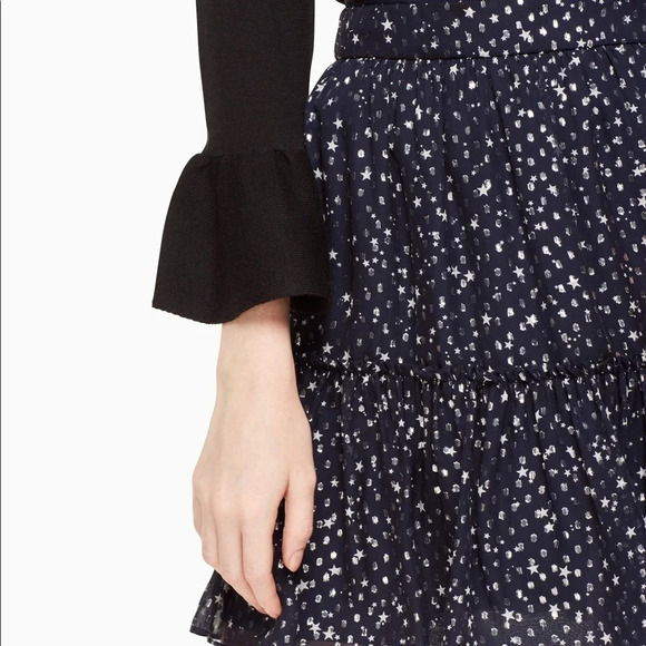 Kate Spade Night Sky Lurex Dot Skirt Size 14 - Picture 3 of 3